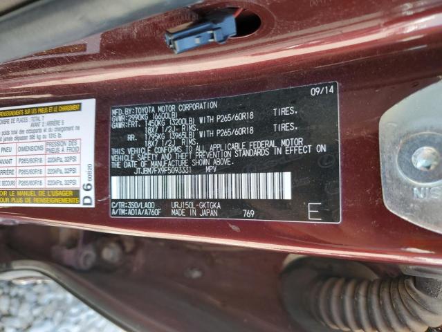 JTJBM7FX9F5093331 Lexus GX 460