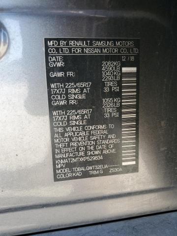 KNMAT2MTXKP529834 Nissan 2019