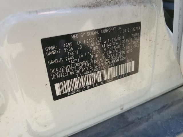 4S4BSANC7K3306945 Subaru na u5