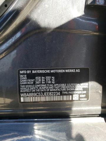 WBA8B9C53JEE82234 BMW 330 I