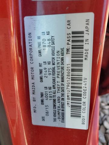 JM1BM1U79G1286011 Mazda 3 SPORT