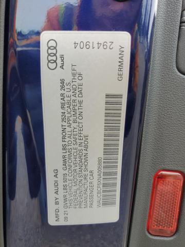 WAUCBCF5XNA005880 Audi 40 tfsi (2.0t)