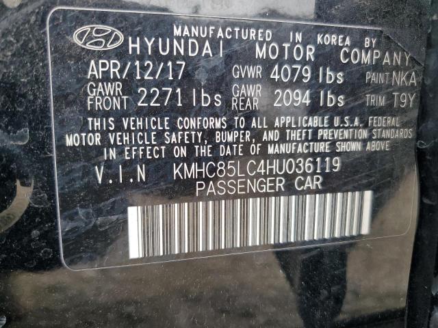 KMHC85LC4HU036119 Hyundai gdi kappa