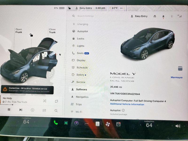 7SAYGDEE3RA221844 Tesla Model Y