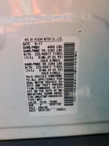 JN8AT2MT1HW399235 Nissan ROGUE S