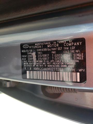 KM8K2CAA1KU213283 Hyundai Kona Sel