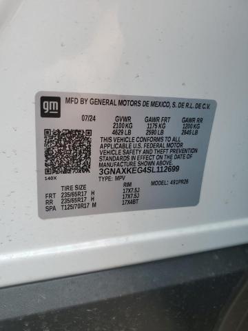 3GNAXKEG4SL112699 Chevrolet Equinox Ac