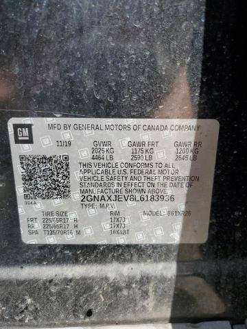 2GNAXJEV8L6183936 Chevrolet EQUINOX LT