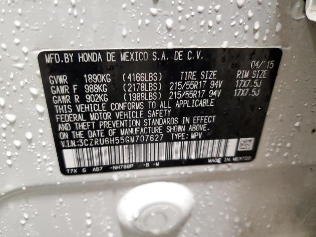 3CZRU6H55GM707627 Honda HR-V EX
