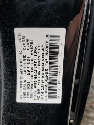 1HGCR2F58GA243630 Honda ACCORD SPO