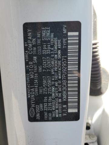 KM8K3CAB7PU929571 Hyundai Kona Sel
