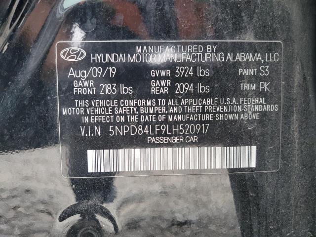 5NPD84LF9LH520917 Hyundai ELANTRA SE