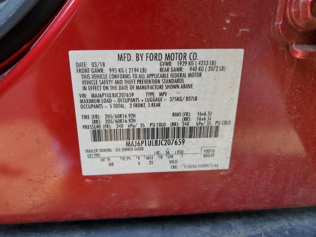 MAJ6P1UL8JC207659 Ford Ecosport