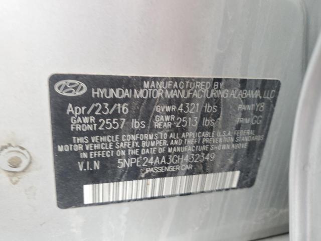 5NPE24AA3GH432349 Hyundai SONATA ECO