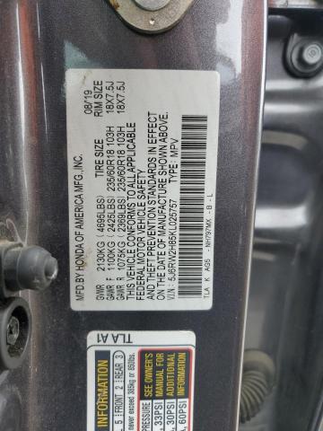 5J6RW2H85KL025757 Honda CR-V EXL