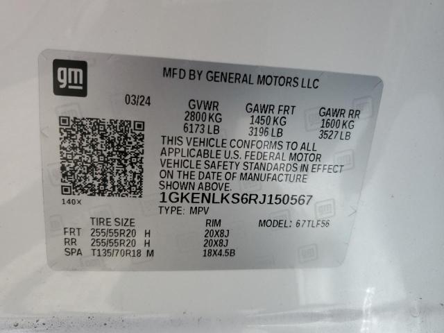 1GKENLKS6RJ150567 GMC lk0