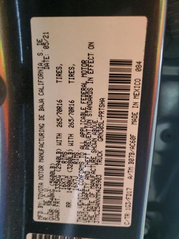 3TMCZ5ANXMM425903 Toyota TACOMA DOU