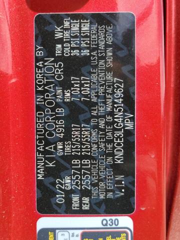 KNDCE3LG4N5149627 KIA 2022