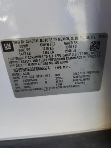 3GYFNDE38FS556574 Cadillac lfx - sidi, vvt, e85 max, alum