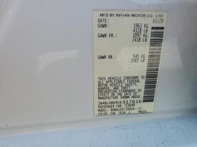 1N4BL4BV4LN317616 Nissan 2020