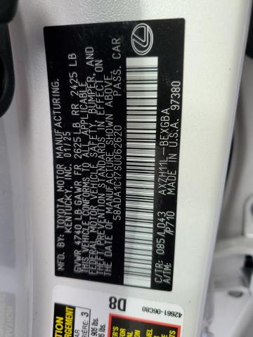 58ADA1C17SU062620 Lexus a25a-fxs