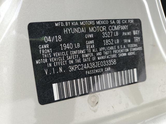 3KPC24A38JE033358 Hyundai ACCENT SE