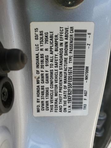 19XFB2F55FE051674 Honda Civic Lx