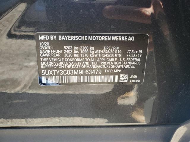 5UXTY3C03M9E63479 BMW X3 SDRIVE3
