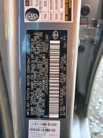 JTDAAAAA0PA008053 Toyota Mirai Xle