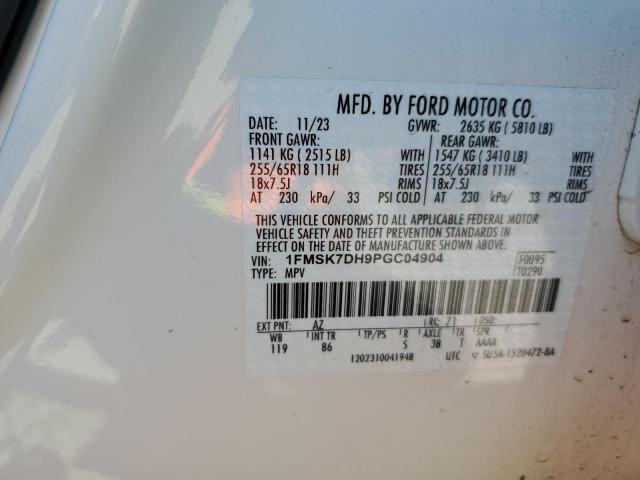 1FMSK7DH9PGC04904 Ford ti-vct