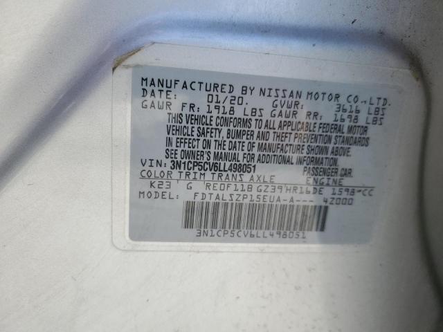 3N1CP5CV6LL498051 Nissan 2020
