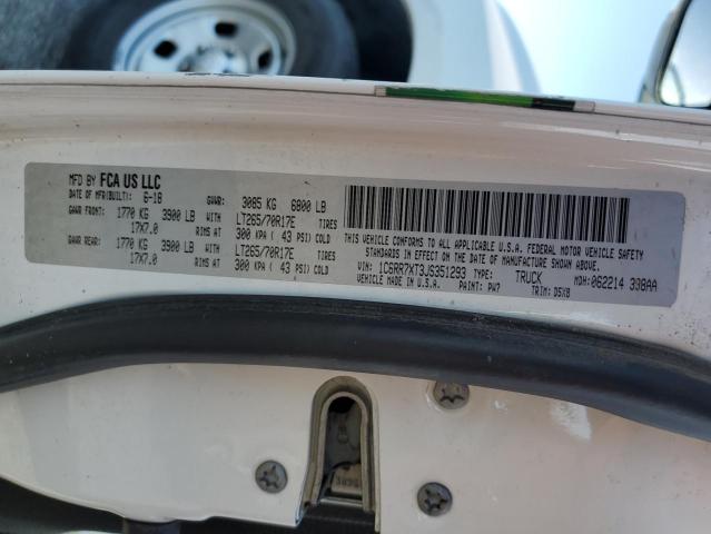 1C6RR7XT3JS351293 RAM 1500 Ssv