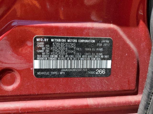 JA4AD2A38HZ041703 Mitsubishi 2.4 sohc mivec