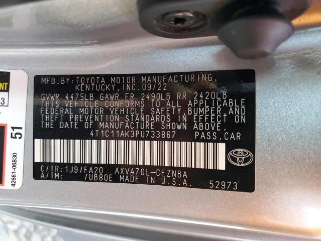 4T1C11AK3PU733867 Toyota a25a-fks