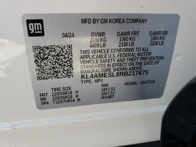 KL4AMESL8RB217675 Buick l3t