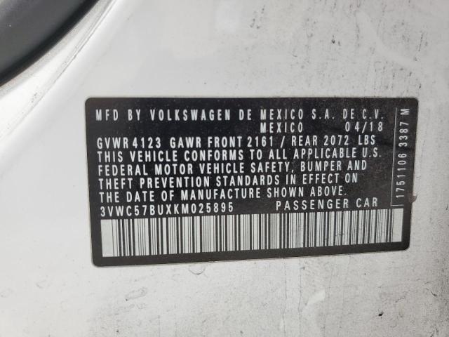 3VWC57BUXKM025895 Volkswagen JETTA S