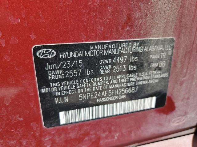 5NPE24AF5FH256687 Hyundai SONATA SE