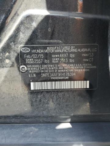 5NPE34AF9FH178394 Hyundai dohc gdi theta-ii