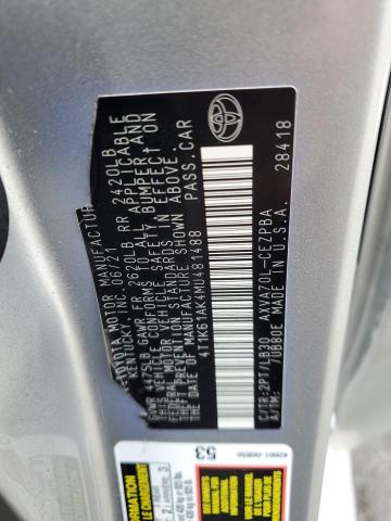 4T1K61AK4MU481488 Toyota a25a-fks