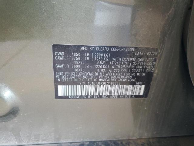 4S4BTAPC8L3192305 Subaru u5