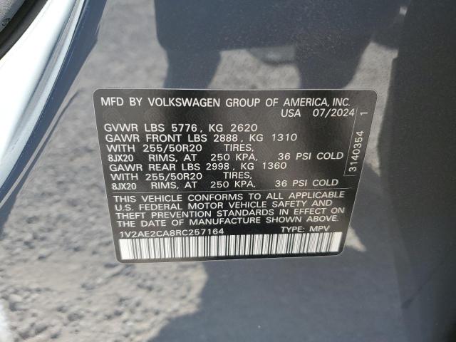 1V2AE2CA8RC257164 Volkswagen ATLAS CROS