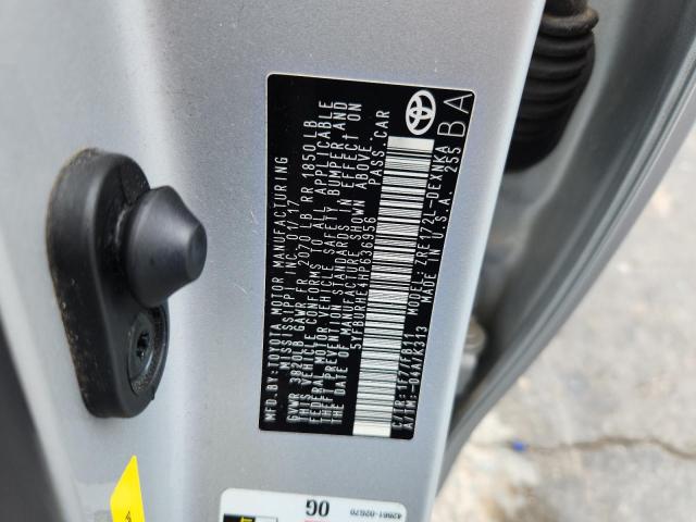 5YFBURHE4HP636956 Toyota 2zr-fe