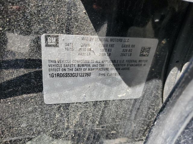 1G1RD6S53GU122760 Chevrolet Volt Ltz