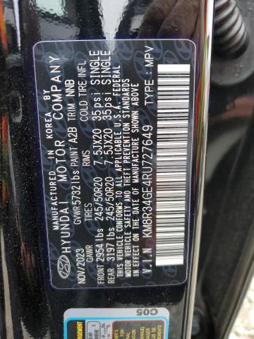 KM8R34GE4RU727649 Hyundai gdi lambda ii