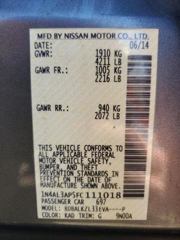 1N4AL3AP5FC111018 Nissan 2015