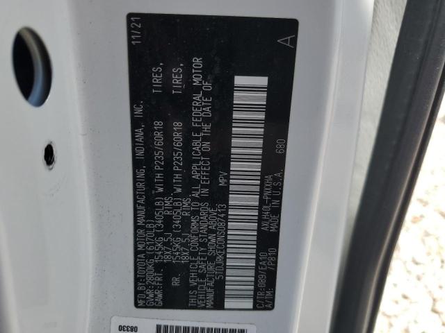 5TDJRKEC0NS087413 Toyota a25a-fxs, 5nm
