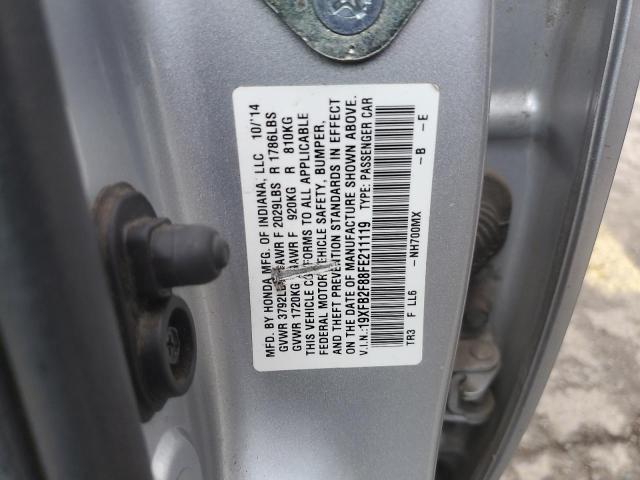 19XFB2F88FE211119 Honda r18z1