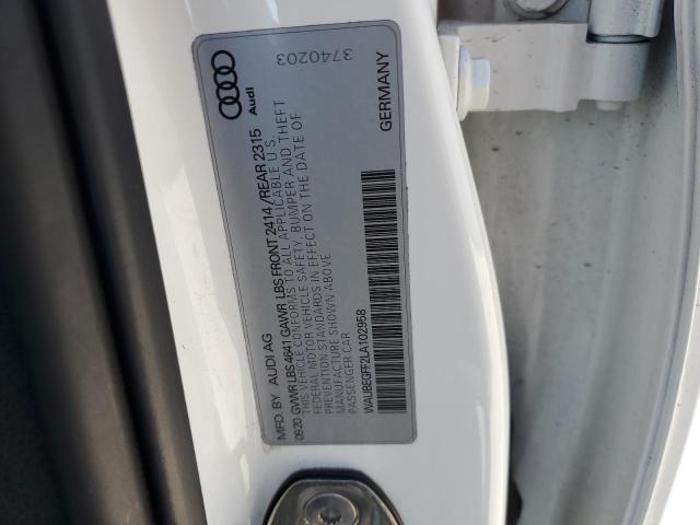 WAUBEGFF2LA102958 Audi 2020