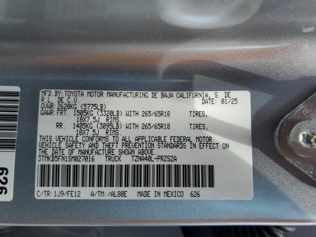 3TMKB5FN1SM027016 Toyota t24a-fts