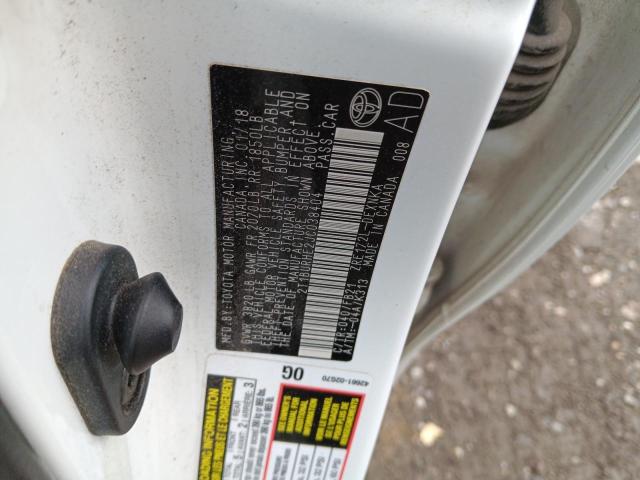 2T1BURHE2JC038404 Toyota 2zr-fe